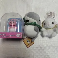 おぱんちゅうさぎ　＆　他ぬいぐるみ　3点セット