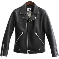 定価93500円 VALLET 02 ライダースジャケット ベジカウ Sのサムネイル