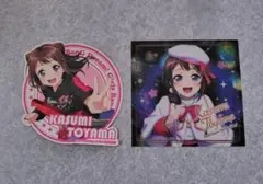 バンドリ Poppin'Party ポピパ 戸山香澄 ステッカー クリアカード