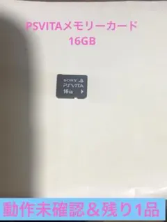 フ*ル様 【動作未確認品】PSVITA メモリーカード　16GB 周辺機器　残り