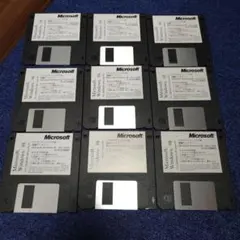 Microsoft Windows 98 フロッピーディスク 9枚セット