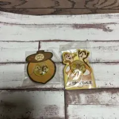 ディズニーストア　チップとデール　ピンバッジ