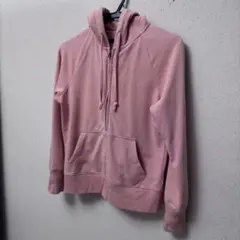 UNIQLO サーモンピンク フード付きパーカー M