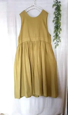 ★sm2★Slow linen★ノースリワンピ