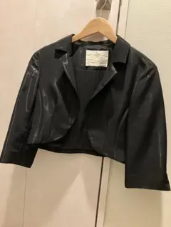 Grace Class ブラック クロップドジャケット