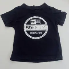 NEW ERA 59FIFTY キッズ Tシャツ ブラック 100cmのサムネイル