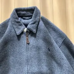 80s PolobyRalphLauren フリースジャケット グレー USA製