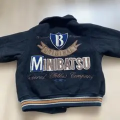 MINIBATSU 刺繍入りブルゾン　100センチ　ミニバツ