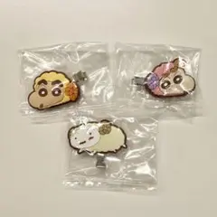 クレヨンしんちゃん　ヘアクリップ　ガチャガチャ