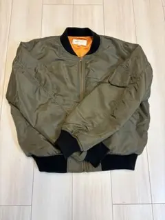 オリーブ MA-1 ジャケット