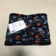 disney ネックウォーマー ディズニー 首巻 ナイトメア ドクロ 黒色