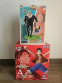一番くじ　ワンピース　A賞 ルフィ &　B賞 ルフィ&ガープ　フィギュアセット