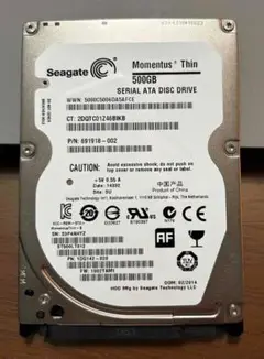 Seagate Momentus Thin 500GB HDD 97時間