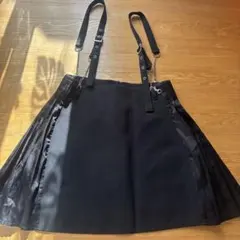 BUBBLES 黒 プリーツスカート