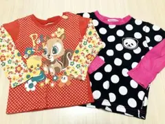 【まとめ売り】ギャラッチ パロクラブ 長袖カットソー 95 100 2点まとめて