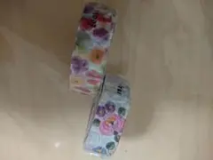 mtexレースかろちゃ&パンジーマスキングテープ