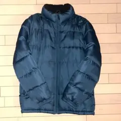 【24h以内発送】FULL EMOTIONダウンジャケット グリーン（ブルー）L