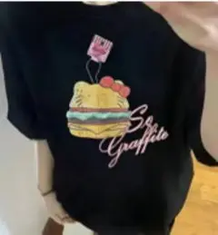 キティ ハンバーガーTシャツ XL