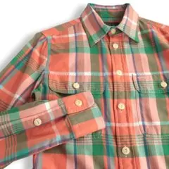 RRL ダブルアールエル プラッド ブラッシュド ワークシャツ フラップポケット RRL ダブルアールエル プラッド ブラッシュド ワークシャツ