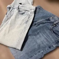 ライトグレー デニム