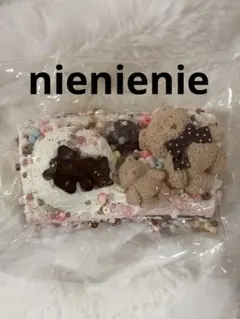 nienienie ハート クマ - メルカリ