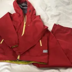 モンベル130レイントレッカー雨具カッパ女の子レインコートのサムネイル