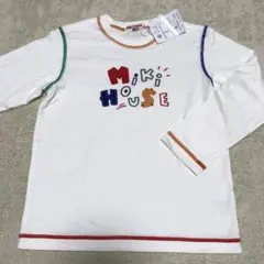 値下げ　新品　ミキハウス　ロゴ  tシャツ 120