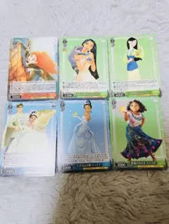 ディズニー　ヴァイスシュヴァルツ 100 周年メリダティアナムーランポカホンタス