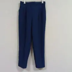 ◇美品◇【スクロール】レーヨン混紡　カラーパンツ　ブルー　L