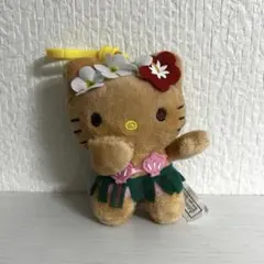 ハワイ限定 ハローキティ 日焼けキティ フラダンス ぬいぐるみ　ストラップ