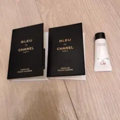 BLEU DE CHANEL パルファム サンプル2本セットとリッチクリーム