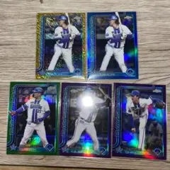 topps chrome npb 三森大貴　筒香嘉智　篠木健太郎　梶原昂希