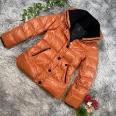 ✨INED ✨サイズ9(M) オレンジ ダウンジャケット