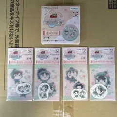 忍たま乱太郎　フリューくじ　ステッカー　クリアカード　6年生　4種　セット