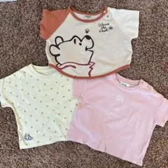 子ども服80cm 半袖Tシャツ3枚セット UNIQLO Lee プーさん