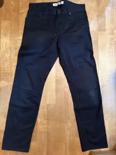 LACOSTE ブラック スリムフィットパンツ　W32 L34