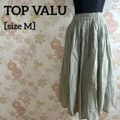 TOP VALU フレア ロング スカート Mのサムネイル