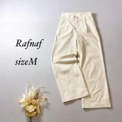 ラフラフ ストレートパンツ コーデュロイ【M】ウエストゴム ベージュ しまむら