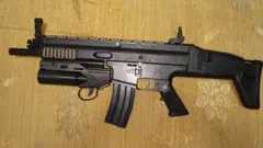 次世代スカーLマーク グレネード モスカート ARES SCAR-L with EGLM グレネードランチャー : りぅまるの