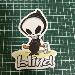 カートゥーン スケルトン ステッカー blind