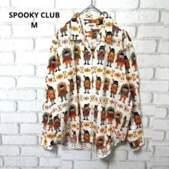 SPOOKY CLUB 長袖　シャツ　インディアン　日本製　コットン100% M