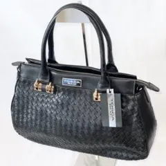 【新品】TOSCA BLUE ハンドバッグ 2WAY イントレチャート 本革