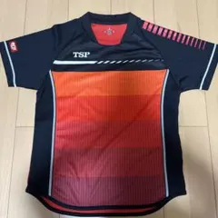TSP 卓球ウェア オレンジ/黒 SSロゴ