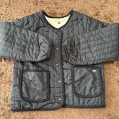 新品未使用petit main ネイビー キルティングジャケット　130cm
