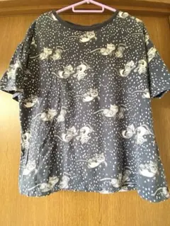 ユニクロ アリス・イン・ワンダーランド チェシャ猫 レディース Tシャツ L 夏