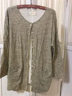 ピュアルセシン ミドル丈カーディガン