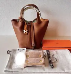 エルメス ピコタンロック PM18 エクラ ゴールド ナタ シルバー金具 Y刻印のサムネイル