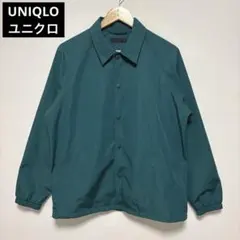 UNIQLO ユニクロ コーチジャケット ナイロンジャケット グリーン Sサイズ