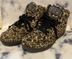 VANS ヒョウ柄 ハイカットスニーカー 23.5センチ