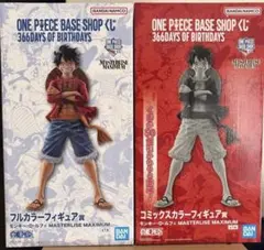 ワンピースベースショップくじ フルカラーフィギュア賞+コミックスカラー賞　ルフィ